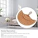 Seagrass Woven Fan Wall Decor, Hanging Rattan Fan Wall Fan Decor for Living Room Bedroom Wall Decoration (Khaki)