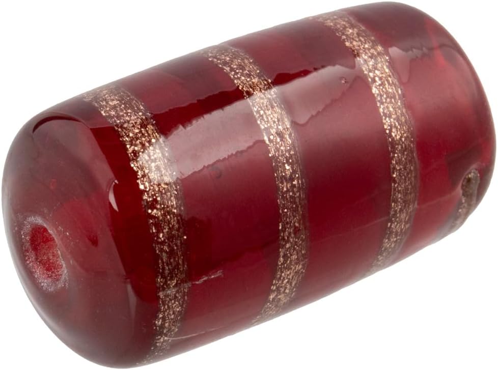 Craft County Gold Foil Glass Beads – DIY Jewelry Making and Embellishments