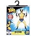 MARVEL Wolverine Official Adult Deluxe Zentai Halloween Costume-Deluxe Spandex Suit with Gloves Small