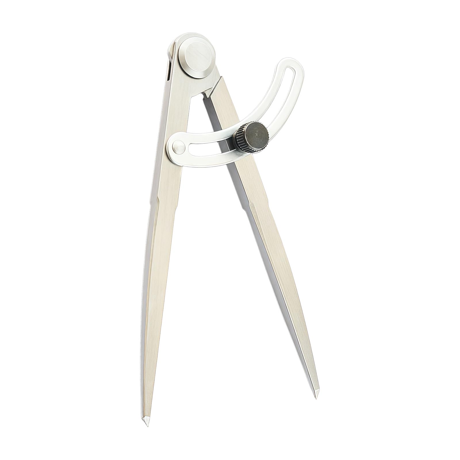 Shntig D Work Ivider Steel Compass With Pointe Legs An Arm Screw, Manual Layout Tool For Shop Tasks Ivider Marking Layout Steel Spacing Transfer Leather Work Woodworking Tool Shop Line