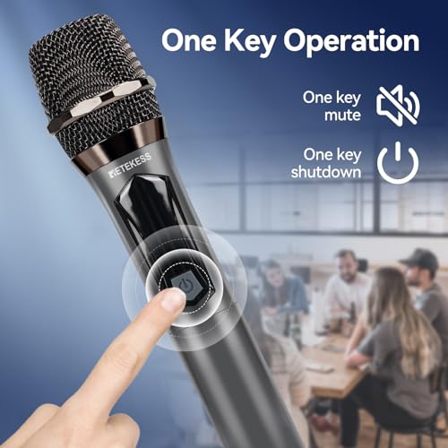 Sistema de audio inalámbrico para guías turísticos Retekess T130, micrófono portátil, dispositivos de escucha asistida para capacitación (1 micrófono, 1 transmisor, 25 receptores) miniatura 5
