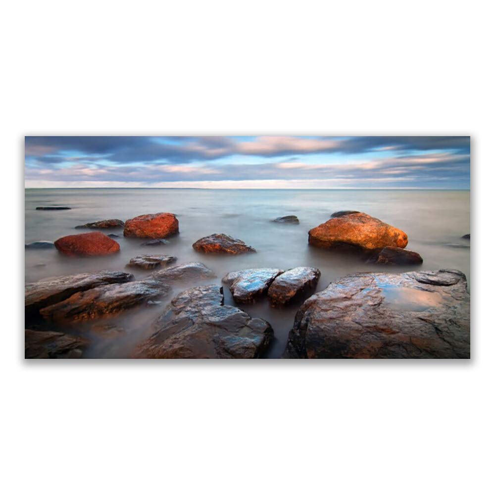 Verre Trempé 140x70cm Tulup : Dites Adieu aux Toiles Ternies avec ce Tableau Moderne