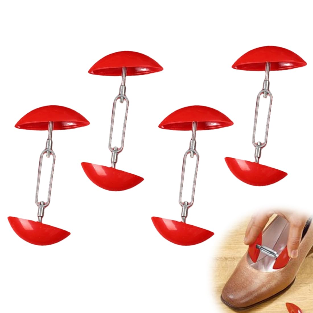 AMONENZ 2 Pièces Élargisseur Chaussure Réglable 7-12cm - Ecarteur ABS Anti-dérapant Pour Chaussures Trop Serrées