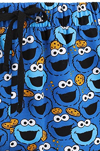 Pigiama Di Sesame Street - Cookie Monster - M A 3XL - Uomo - Blu - 4