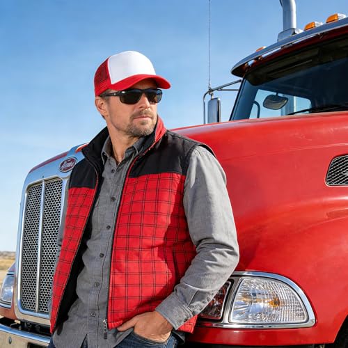 Image of 6 Pack Trucker Hat Bulk Mesh Cap for Women Men Adjustable Blank Hats for DIY Sports Outdoor