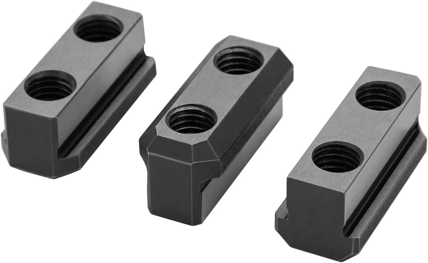 3 PCS T Nuts Set, Jaws T-nuts, T Nuts Set for Lathe Chuck,For 8 "Hydraulic Three-Jaw Hollow Chuck