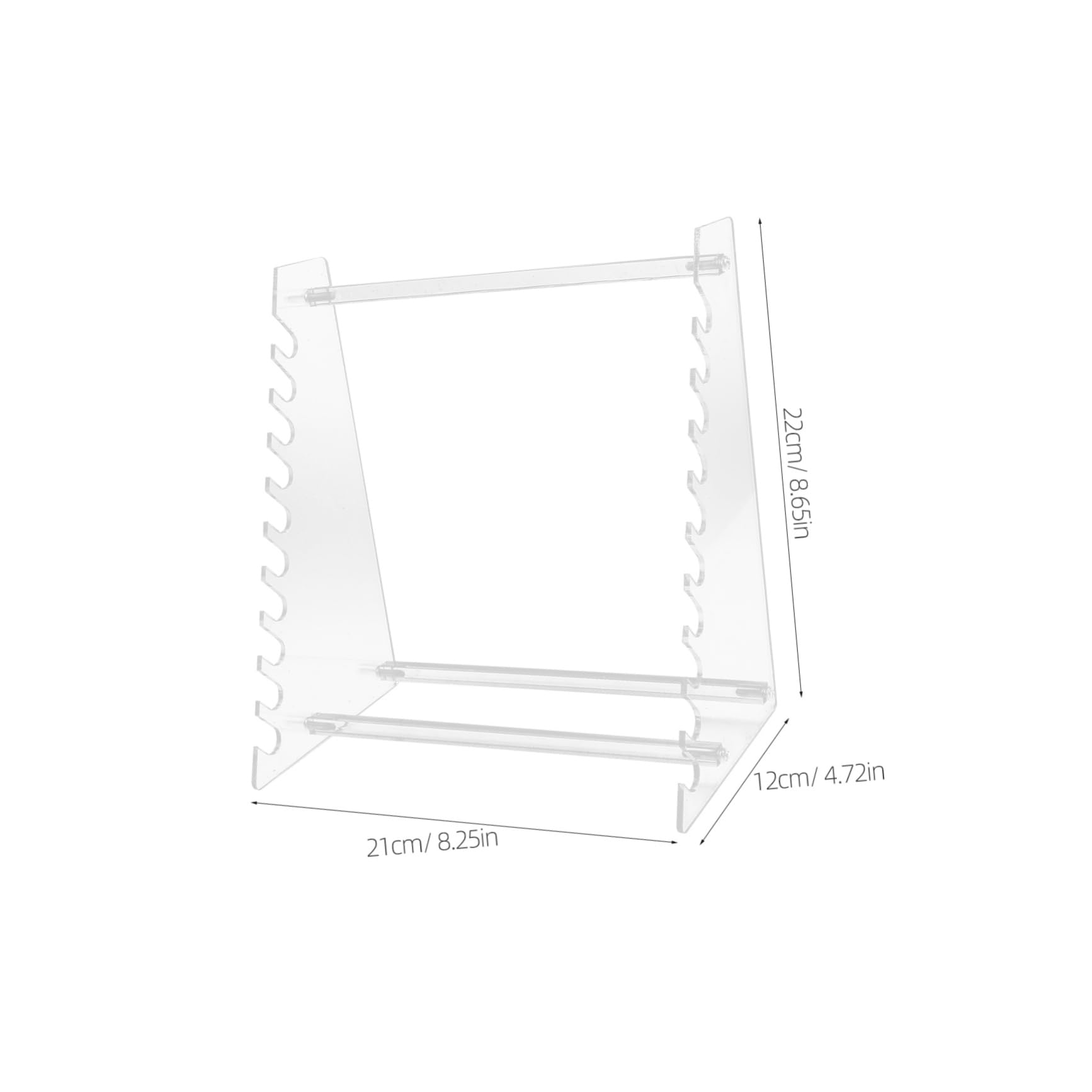 FUNOMOCYA Laboratory Pipettor Stand Acrylic Pipette Organizer for Droppers Tools User-Friendly Design