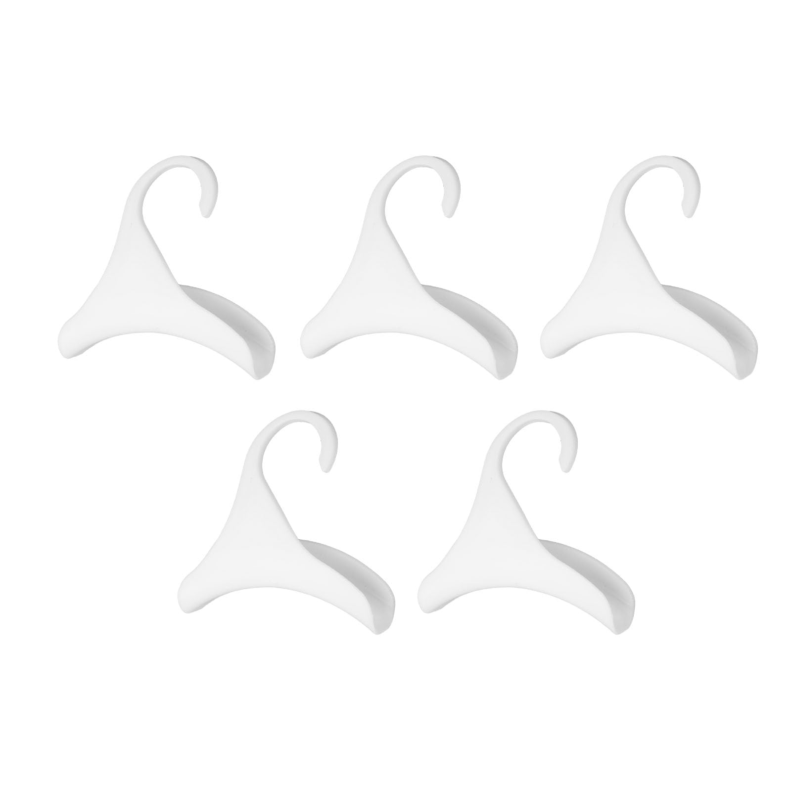 Respicefinem Closet Bag Hooks Kit Purse Hanger Hook 25. 0×15. 0×10. 10Pcs Bag Hanger Hook White Rugged Versatile Lightweight Handbag Hanger for Wardrobe Closet Rods Dressing Room