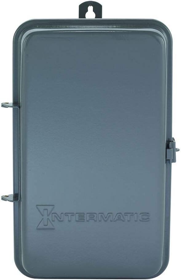 Intermatic Mechanical Time Switch T102R 24-Hour Timer, Gray