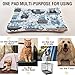 KJIZMO Cartoon Viking Dog Bed Mat, Soft Comfortable Warm Crate Pad with Anti-Slip Bottom, Machine Washable Pet Mattress for Pets Sleeping for Large Medium Dogs & Cats 24x18in