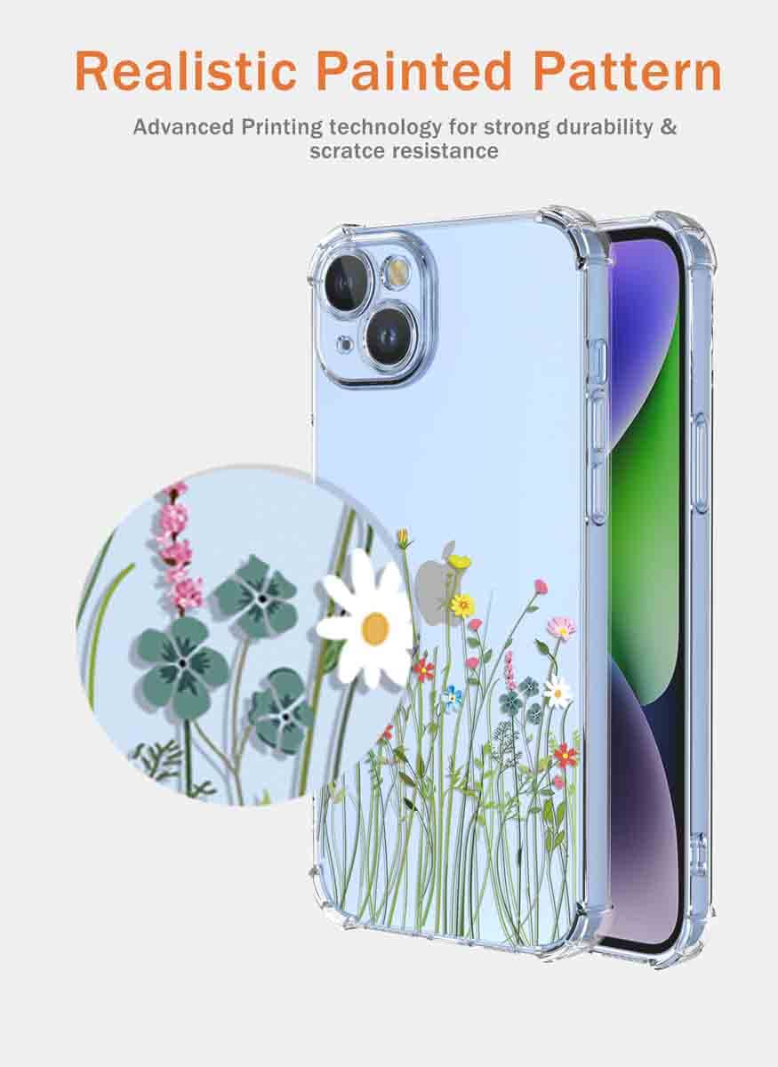 WBWONE Motivo di Stampa Dipinto Cover per Realme C55 Case