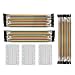 Breadboard Solderless with Jumper Cables– ALLUS BB-018 3Pc 400 Pin Prototype PCB Board and 3Pc Dupont Jumper Wires (Male-Female, Female-Female, Male-Male) for Raspberry Pi and Arduino