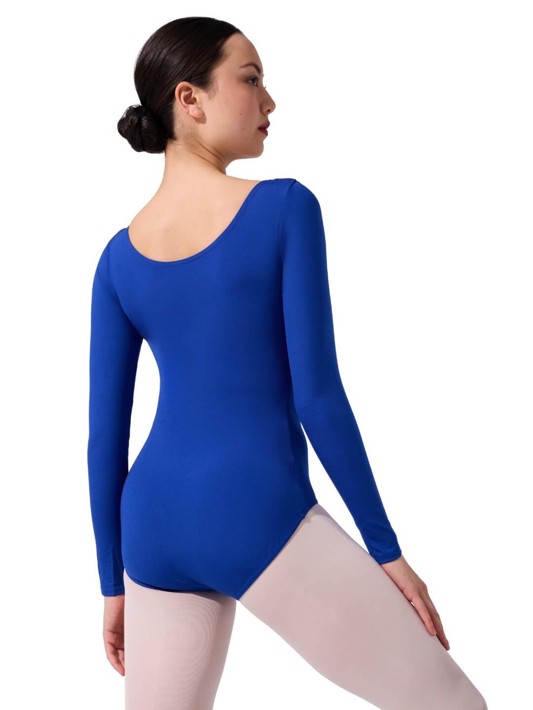 Capezio Justaucorps à manches longues pour femmes, taille M, Bleu roi