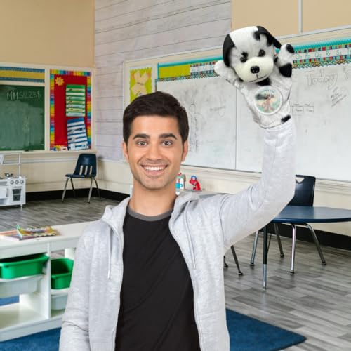 Image of White Dalmatian Dog Hand Puppets for Kids Learning | Soft Plush Hand Puppet Toys for Storytelling, Role Play & Interactive Teaching | Educational Toys for Kids & Toddlers