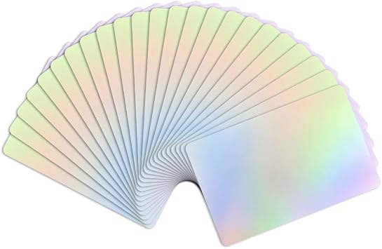10pcs NFC Business Cards, 13.56Mhz NFC213 144Bytes, Blank Colorful PVC, NFC Tap Smart Digital Card