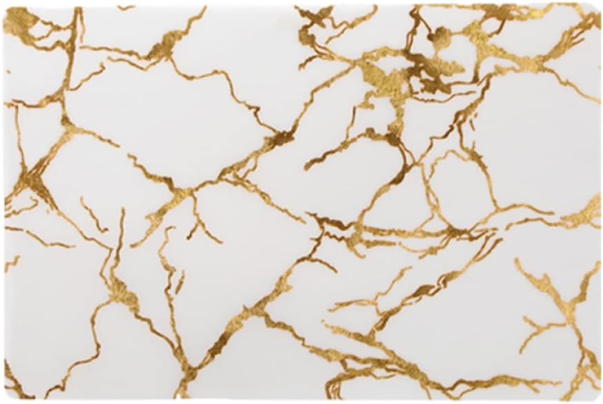 HBJWOV Marble Pattern Table Mats Placemat PVC Tableware Pad Drink Coffee Cup Coasters Heat Insulation Wipeable Place Mat