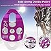 equlup Micro Climbing Pulley, Outdoor Side Swing Double Pulley Aviation Aluminum High Strength Climbing Safety Equipment for Rock Climbing Mountaineering