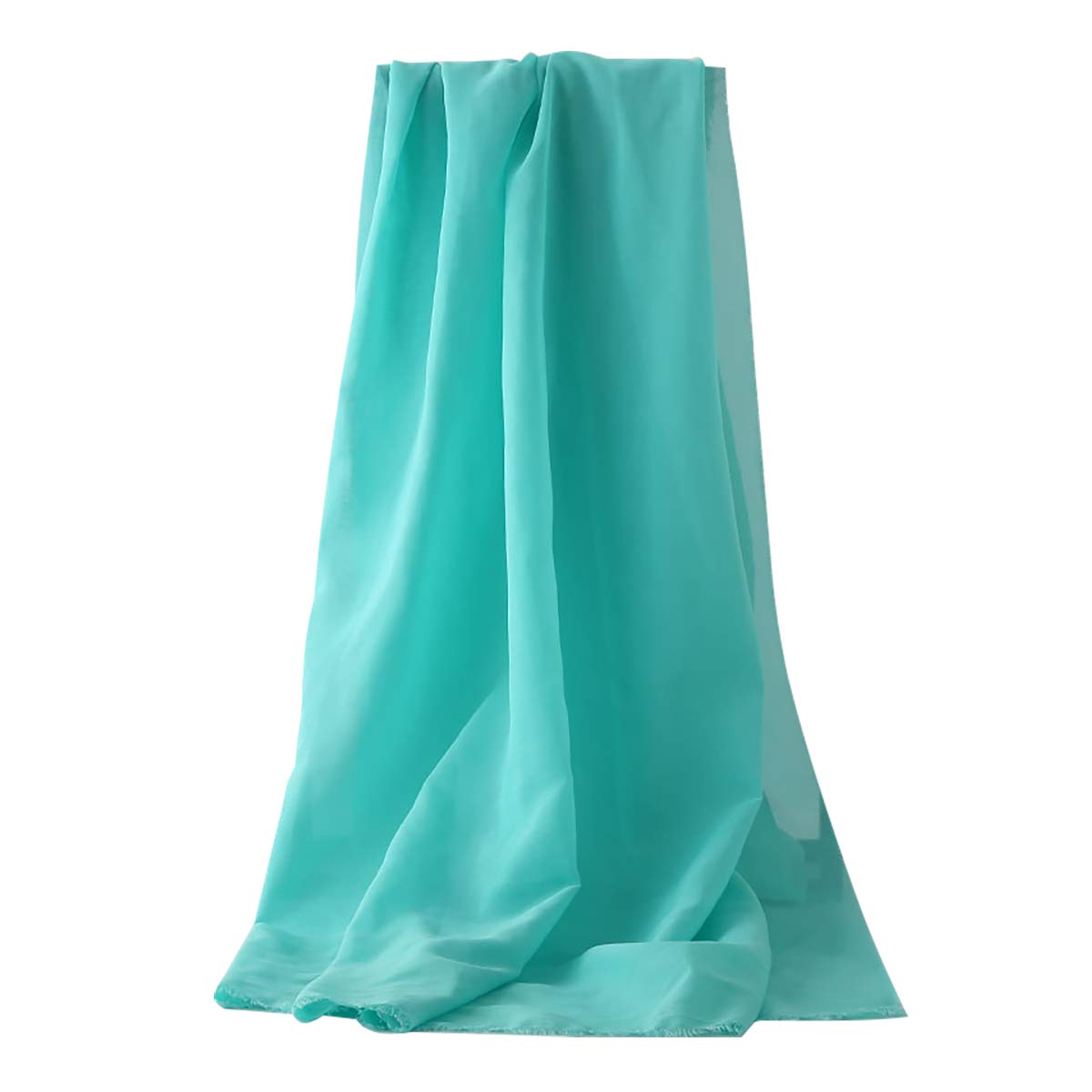 Tessuto Chiffon Trasparente Nero – Morbido E Leggero – Venduto Al Metro Per Abiti, Parei E Decorazioni (Larghezza 150 Cm)