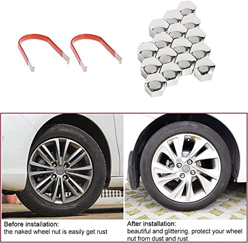 WZYTEU 20 Pezzi Copribulloni Auto, Universale