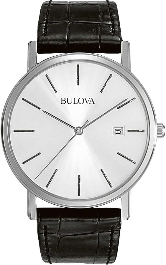 Amazon.com: Bulova Men's Classic 3-Hand Calendar Date Quartz