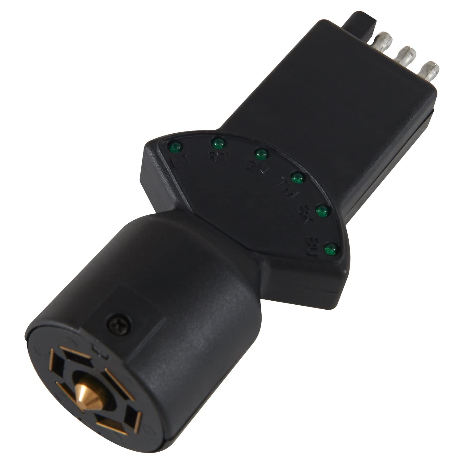 Buy Trailer Light Tester 7 Pin RV Blade and 4 Pin Flat Plug, Electrical Towing Vehicle Wiring