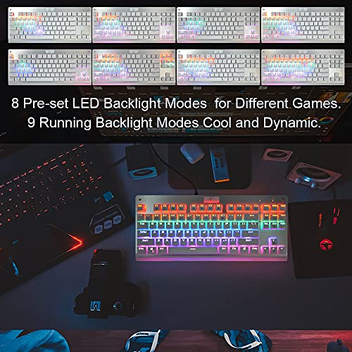 Teclado Mecánico Z-77 Conectividad USB RGB miniatura 6