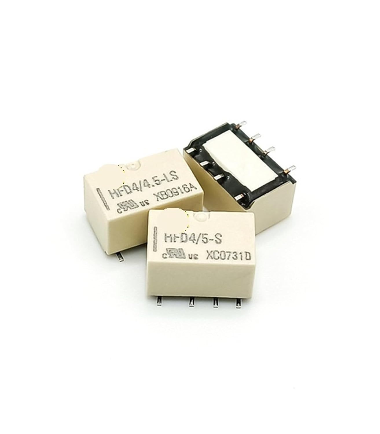 HFD4/3-S HFD4/4.5-S HFD4/5-S HFD4/9-S HFD4/12-S Signal Relay Monostable Surface Mount Type 2A 8-pin 1Pcs(HFD4/12-S)