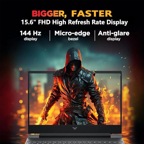Image of HP Victus 15 Gaming Laptop | 15.6 inch FHD IPS Anti-Glare 144Hz | Intel 8-Core i5-13420H | 16GB DDR4 2TB SSD | NVIDIA GeForce RTX 3050 6GB | Backlit Keyboard Fast Charging Win11 Pro w /DLCA Accessory