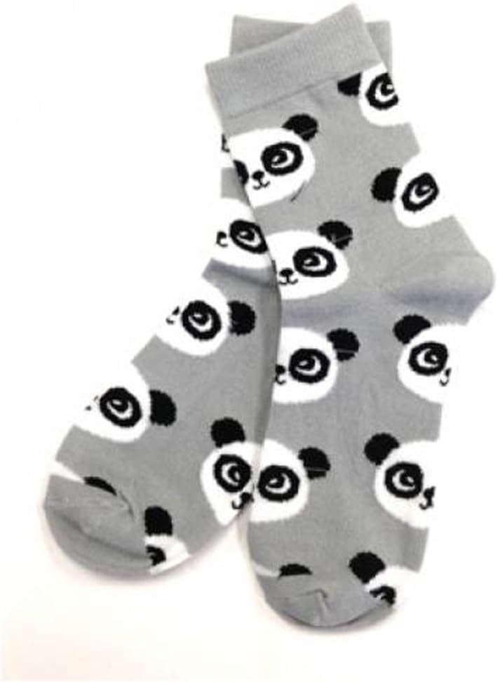 Philcos Ladie's Panda Pattern Socks Shoe 4-10 Gray