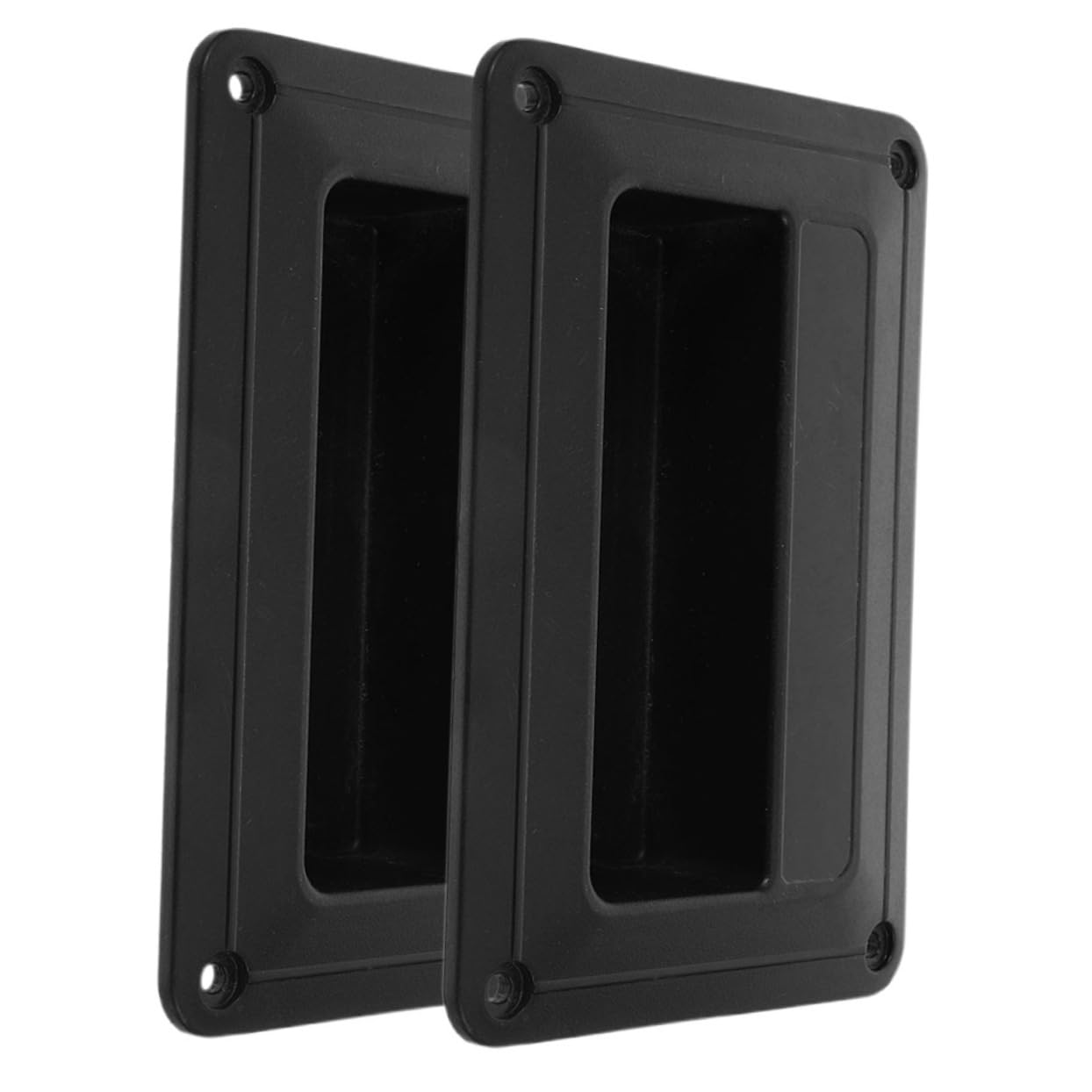 IWOWHERO 2Pcs Plastic Speaker Handle Kit Design for Easy Installation Durable and Wear Resistant Audio Cabinet Handles Versatile Use for Speaker and Road Case Transport