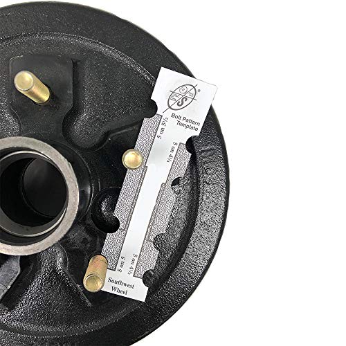 Southwest Wheel 5-Hole, 5" Bolt Circle Brake Drum For 3,500 Lb. Axles #TOP5