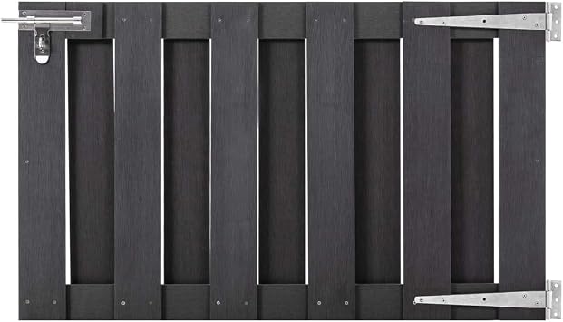 SKM Garden Gate WPC 39.4"x23.6" Gray