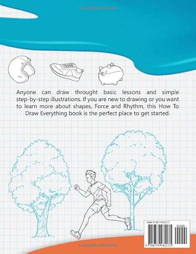 How To Draw Everything: Simple Sketching And Inking Step By Step Lessons (Beginner Drawing Guides) #TOP1