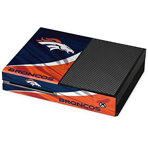 Skinit Decal Gaming Skin Compatible with Xbox One Console - Officially Licensed NFL Denver Broncos Design