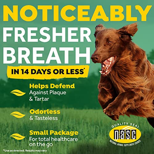 Tropiclean Fresh Breath Oral Care Drops For Dogs, Breath Freshener For Dogs With Bad Breath, Made With Natural Ingredients, 2.2 Fl Oz #TOP3