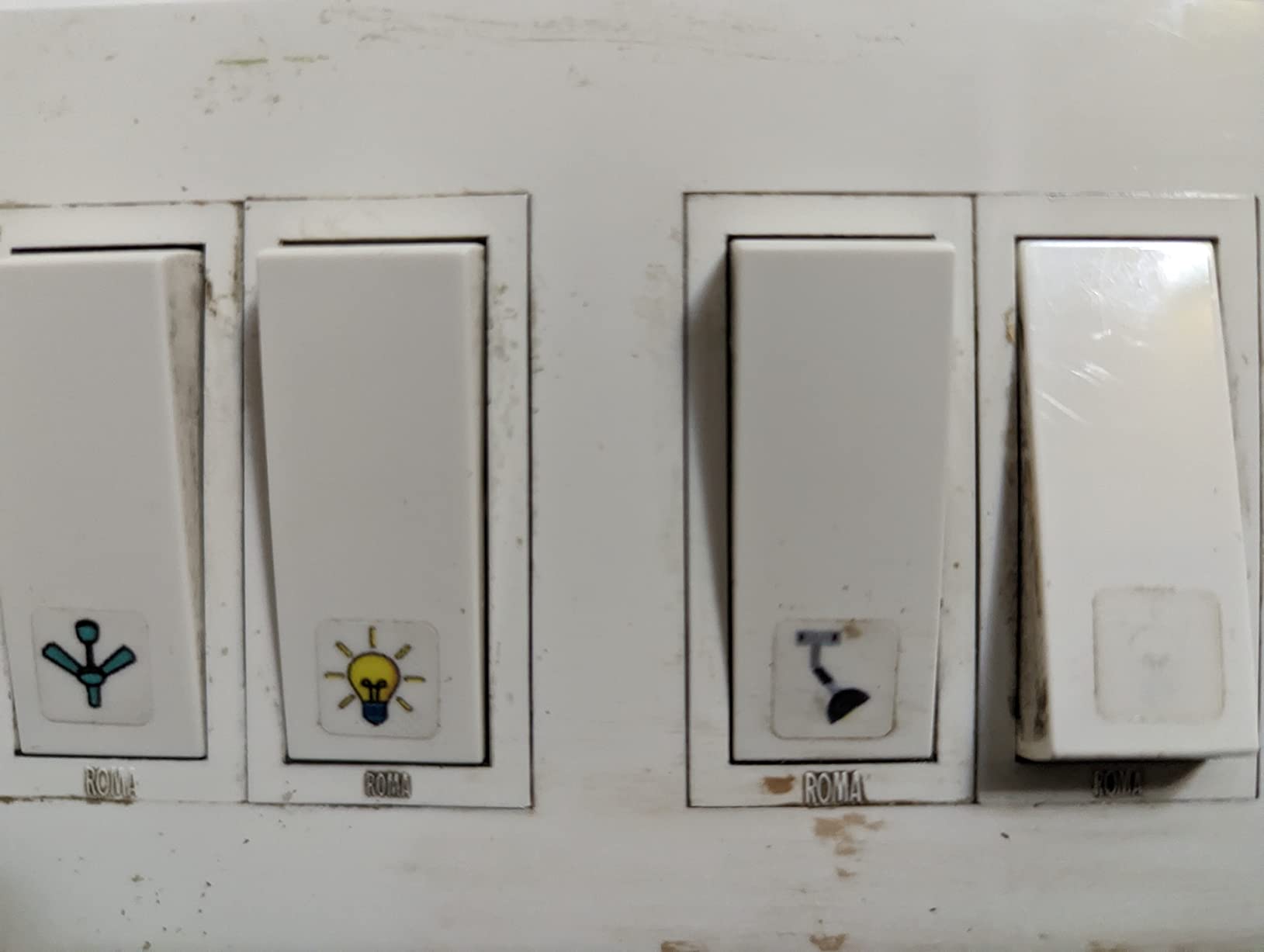 Ezy Labels Switch Stickers/Labels for appliances (Clear), Vinyl