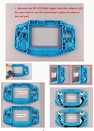 image for RGRS FunnyPlaying Game Boy Advance v2 IPS Backlight Mod Kit GBA