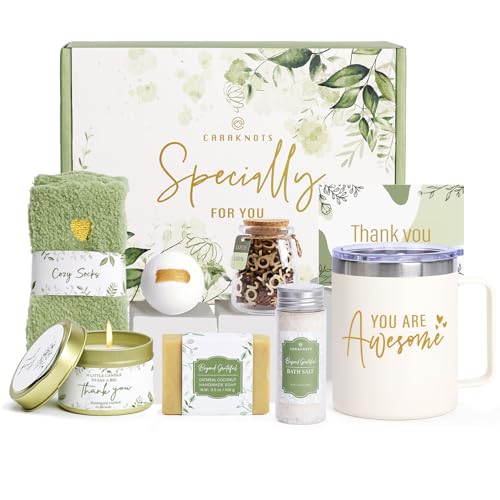 50% Off CARAKNOTS Thank You Gift Basket with Mug & Joy Jar