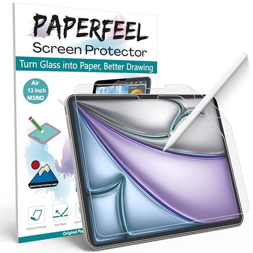 2 Pellicole Protettive Paperfeel Per IPad Air 11'' M3/M2 2024-2025 | Anti-Riflesso, Anti-Impronte | Sensazione Carta Per Disegno - Foto 12