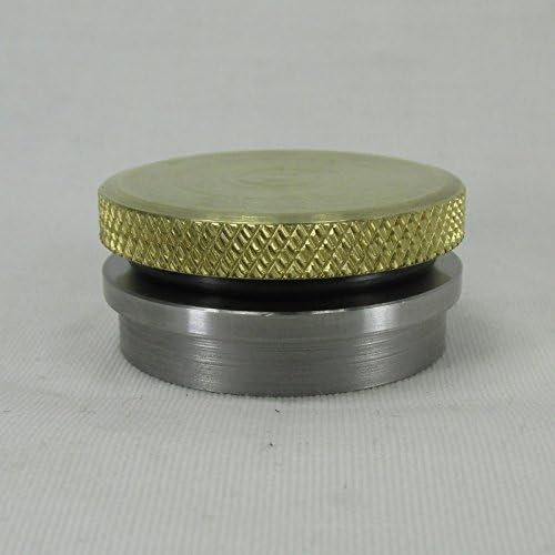 VENTED or NON-VENTED Motorcycle BRASS Gas/Fuel Tank Cap - STEEL Stepped Bung - Harley Chopper Bobber Cafe Racer