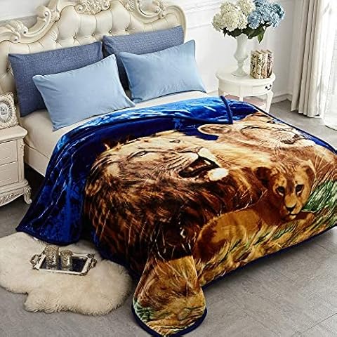 JYK Heavy Korean Faux Mink Fleece Blanket Cover
