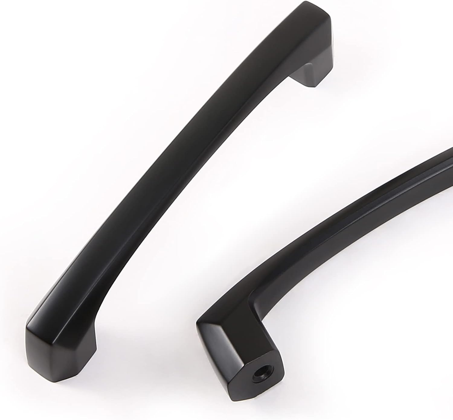 COTYKILEY 10 Pack 3.75 Inch(96mm) Matte Black Kitchen Handles