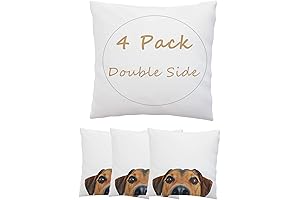 SublimationBlan Pillow Cases Blank 4-Pack