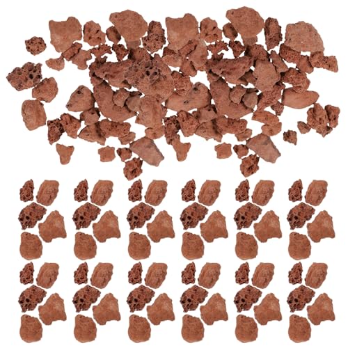 BESPORTBLE Pierres de Lave Volcaniques Décoratives Sachet Granulés pour Microlandscape Décoration Aquarium Jardin et Paysage Miniature