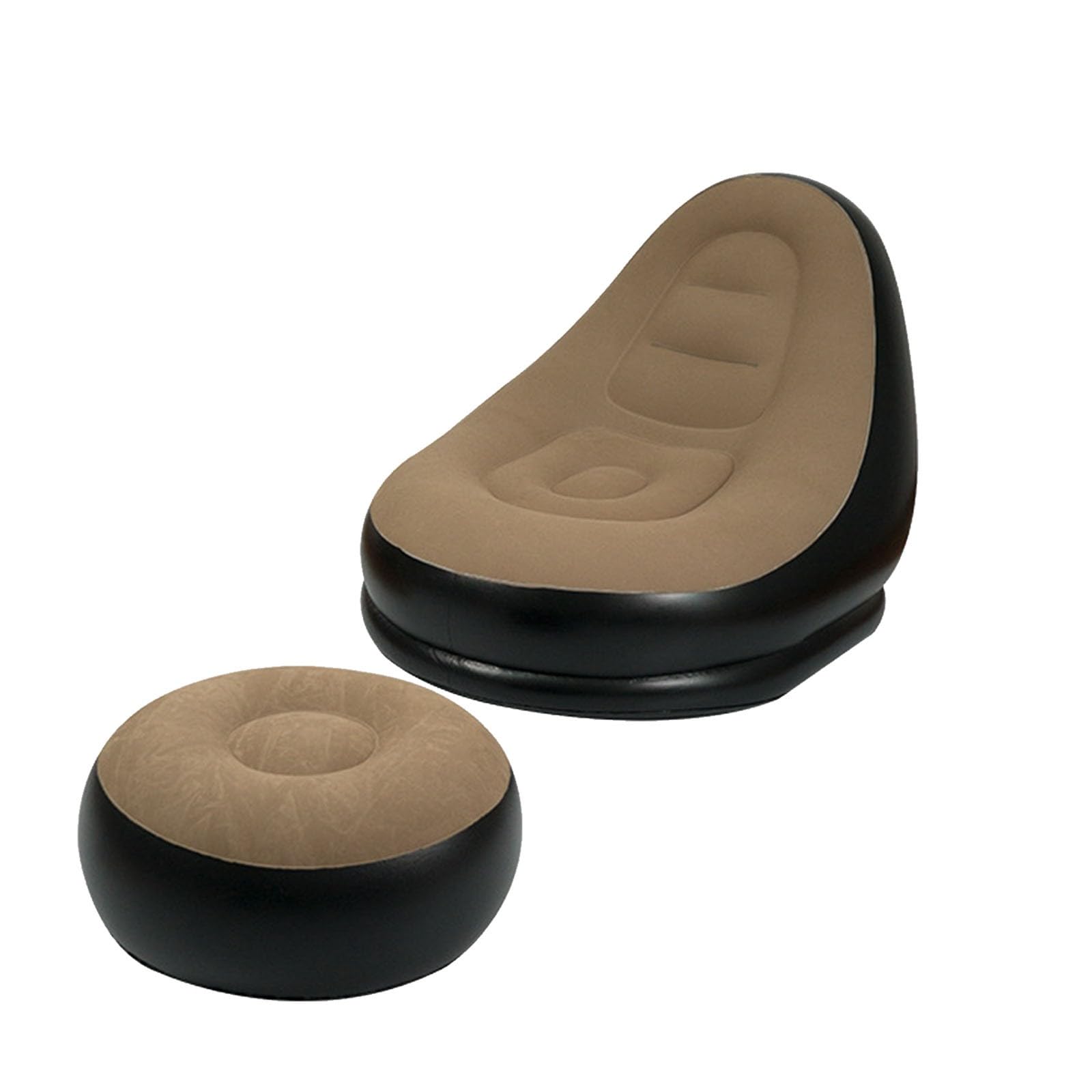 Tumbona hinchable para playa y camping con tacto suave aterciopelado para tus vacaciones