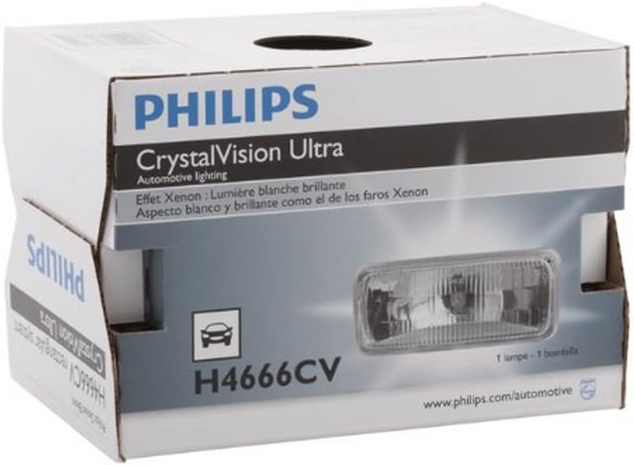 Philips H6024 CrystalVision ultra Upgrade Xenon-Look Halogen Headlight, 1 Pack