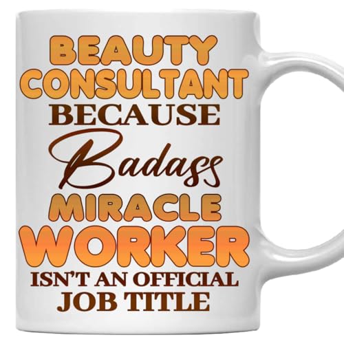 MONIZILUCKY Beauty Consultant Mug, Gift For Beauty Consultant