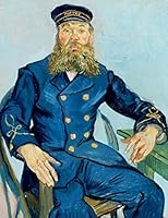 Van Gogh LARGE Notebook #8: Cool Artist Gifts - Postman Joseph Roulin Vincent Van Gogh Notebook College Ruled to write in 8.5x11" LARGE 100 Lined Pages 1708306315 Book Cover