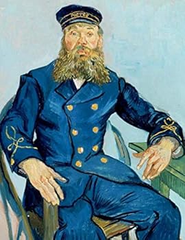 Van Gogh LARGE Notebook #8: Cool Artist Gifts - Postman Joseph Roulin Vincent Van Gogh Notebook College Ruled to write in 8.5x11" LARGE 100 Lined Pages