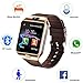 Padgene DZ09 Bluetooth Smart Watch with Camera for Samsung, Nexus, HTC, Sony,LG and Other Android Smartphones (Silver(Black Band))